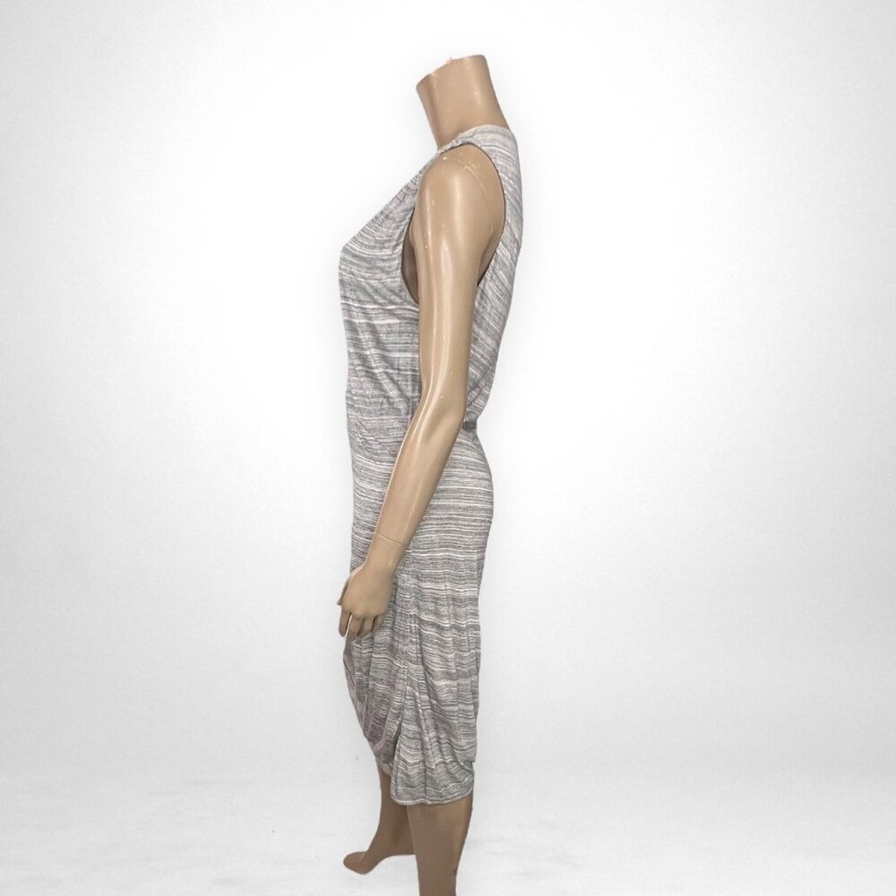 BANANA REPUBLIC Large Space Dye‎ Faux Wrap Jersey Dress Casual Summer - Picture 2 of 9